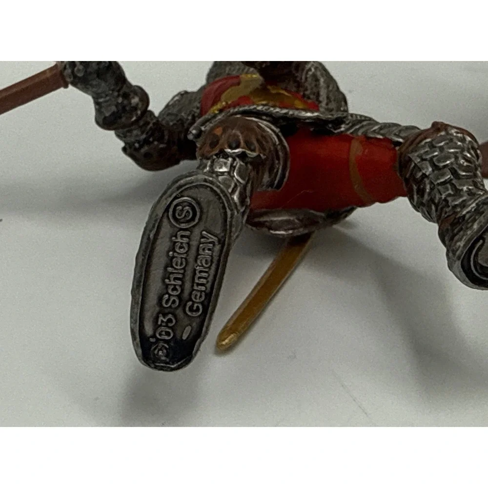 Schleich Medieval Knight Warrior Figures Lot of 4 Germany 2003 2004 Vintage Toy